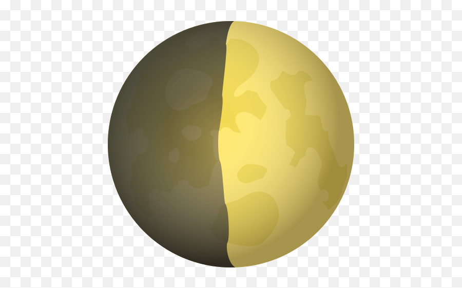 Emoji First Quarter Moon To Copy - Celestial Event,Planet Emoji
