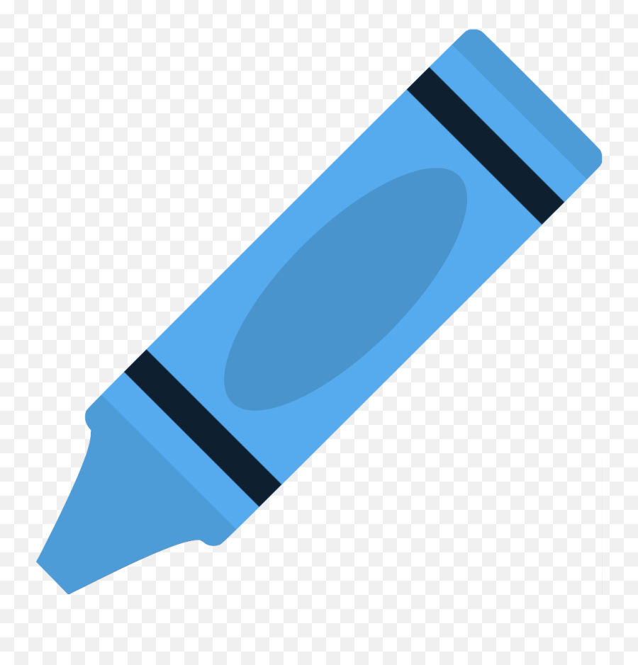 Blue Crayon Discord Emoji,Crayon Emoji