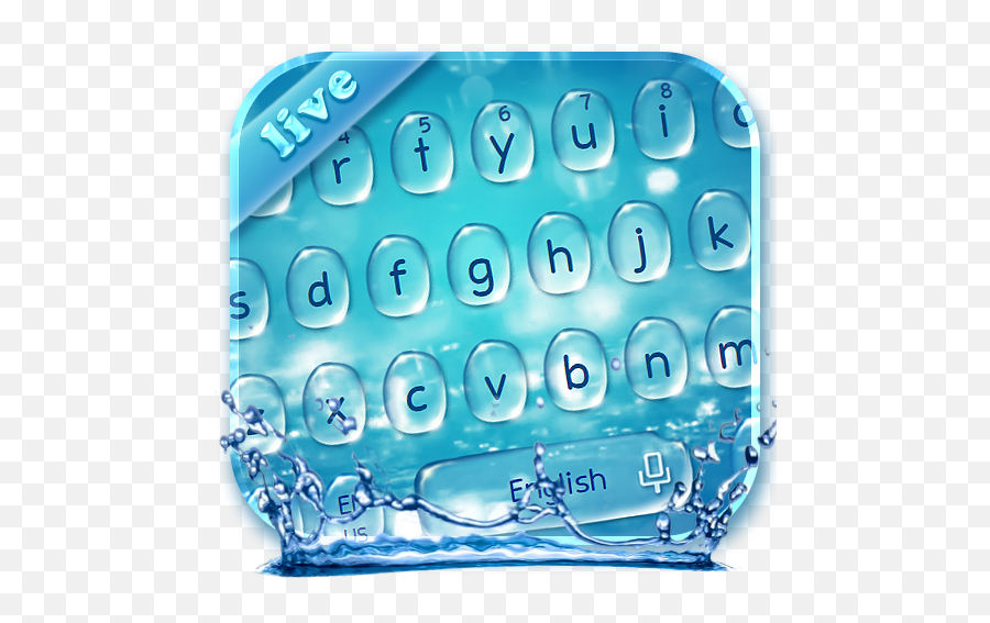 Download Live Water Keyboard Theme - Dot Emoji,Ganesha Text Emoji