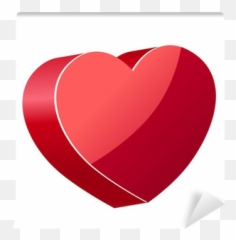 Fototapete Vektor 3d Herz U2022 Pixers - Wir Leben Um Zu Verändern 3d Heart Emoji,Emoticon For Grose