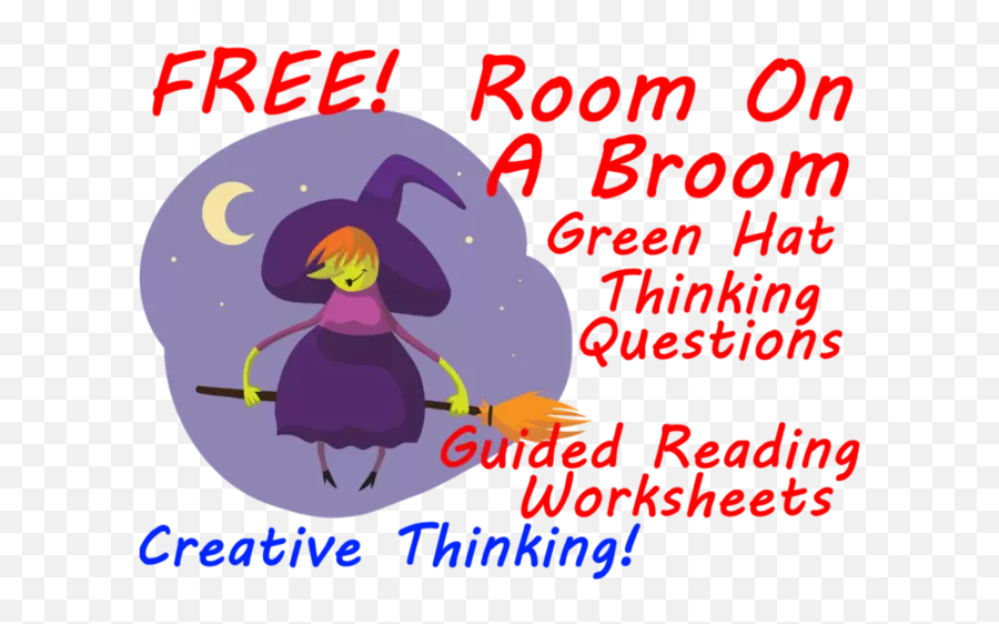 Free Room On Broom Creative Thinking Worksheets Make - Fictional Character Emoji,Emoticon Of Person Contemplating