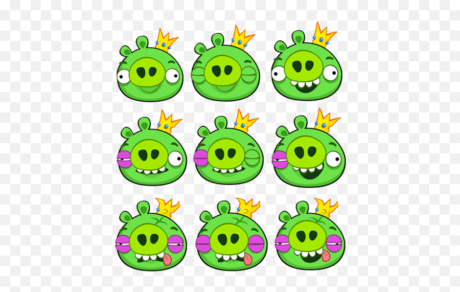 Download King Sprites - Angry Birds King Pig Hurt Full Angry Birds King Pig Dead Emoji,Whatsapp Pig Emoticon