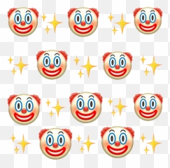 Clown Emoji Wallpapers - Wallpaper Cave Happy,Sad Cowboy Emoji