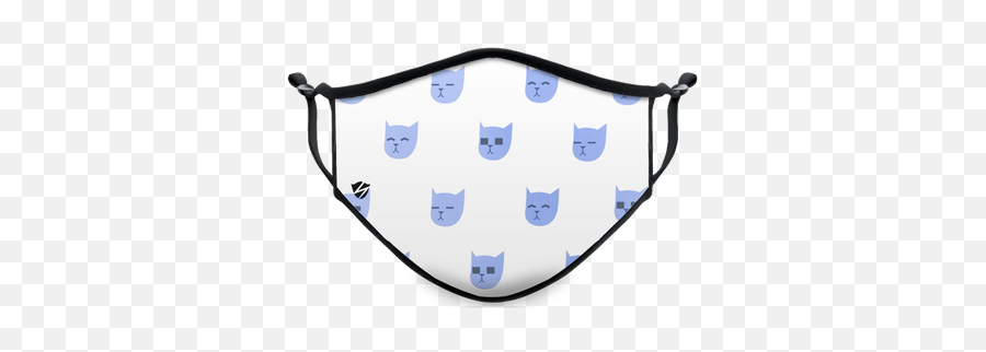 Cats - Stealth Mask Usa Dot Emoji,Cat Face Emoticon