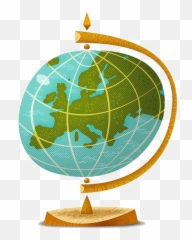 Download Globe Cartoon Illustration - Globe Cartoon Emoji,Leaf Snowflake Bear Earth Emoji