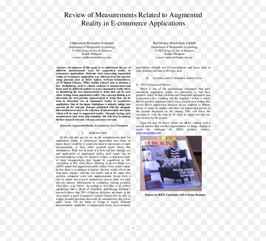 Pdf Review Of Measurements Related To Augmented Reality In - Document Emoji,Msn Emotions Android