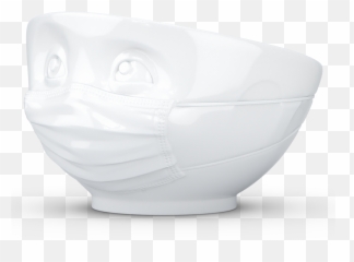 Tassen Porcelain Bowl Hopeful Face 16 Oz White - Punch Bowl Emoji,Emojis Black And White Mood