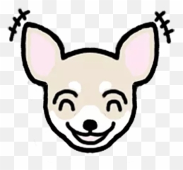 Chihuahua - Kostenlose Chihuahua Sticker Whatsapp Emoji,Chihuahua Emoticon