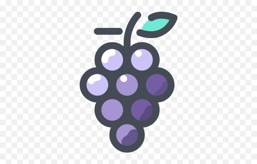 Grape Icon In Pastel Style - Hungarian Parliament Building Emoji,Black Grapes Emoji