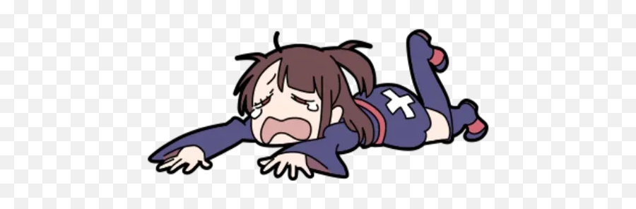 Telegram Sticker - Little Witch Academia Akko Sticker Emoji,Little Witch Academia Lotte Emojis