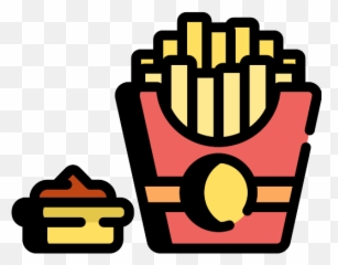 French Fries Vector Svg Icon - Vektor Kentang Goreng Emoji,Fried Potato Chips Emoji Text