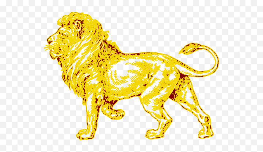 Free Lion Transparent Png Download - Golden Lion Clip Art Emoji,Lion Of Judah Emoji