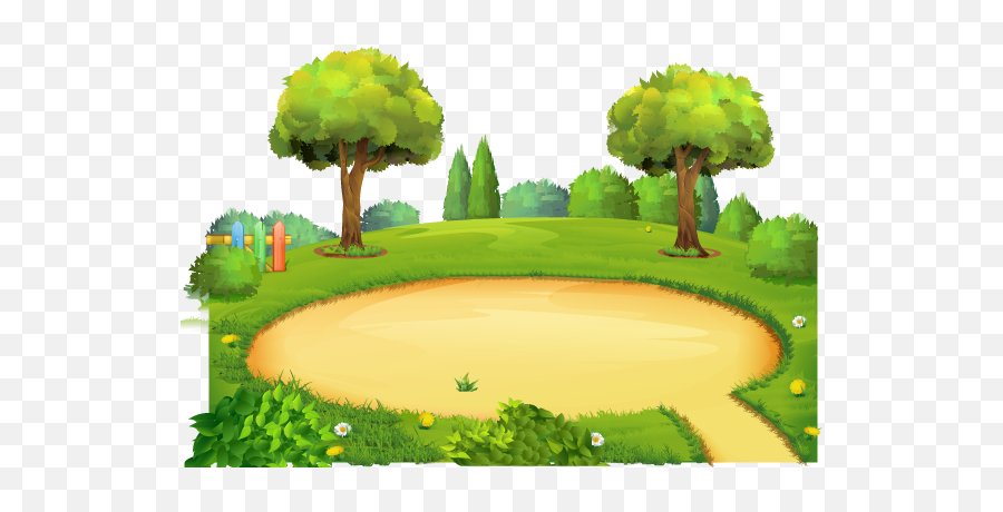 Download Vector Park Playground - Png Kartun Background Lapangan Emoji,Zany Emoticon Vector