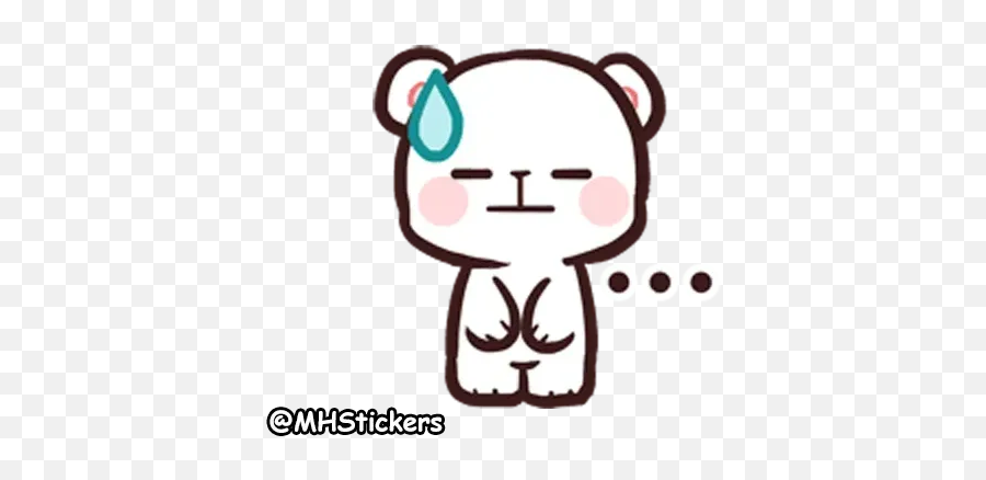 Cute Bear Sticker Pack - Milk Daily Stickers Emoji,Mocha And Milk Discord Emojis