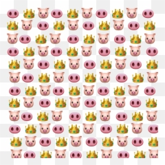 Pig Background Emoji Technoblade,Little Piggy Emoticon