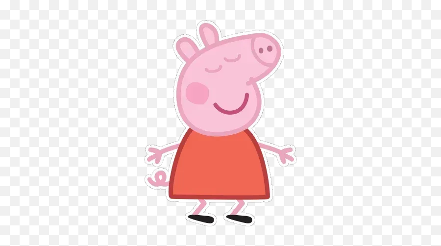 Peppapig Sticker Pack - Stickers Cloud Emoji,Animated Pig Emoticon