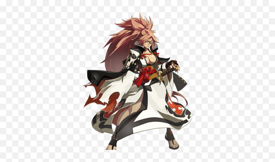 Baiken Guilty Gear Wiki Fandom Emoji,Man Vs Woman And Gun Emoji