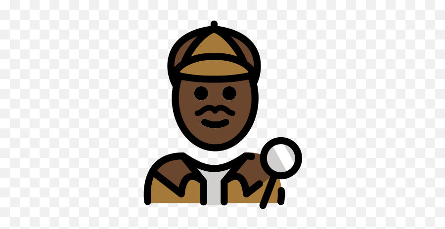 U200d Man Detective Dark Skin Tone Emoji,Tonu Out Emoji