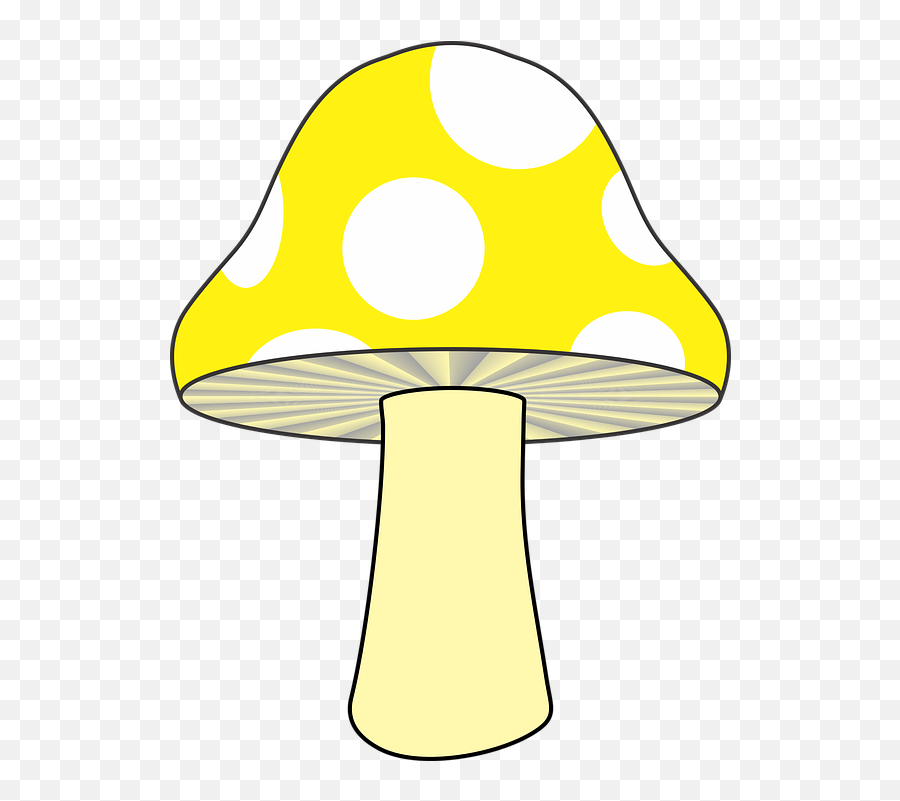 Mushroom Clipart Yellow Mushroom - Yellow Mushroom Clipart Emoji,Facebook Mushroom Emoticons