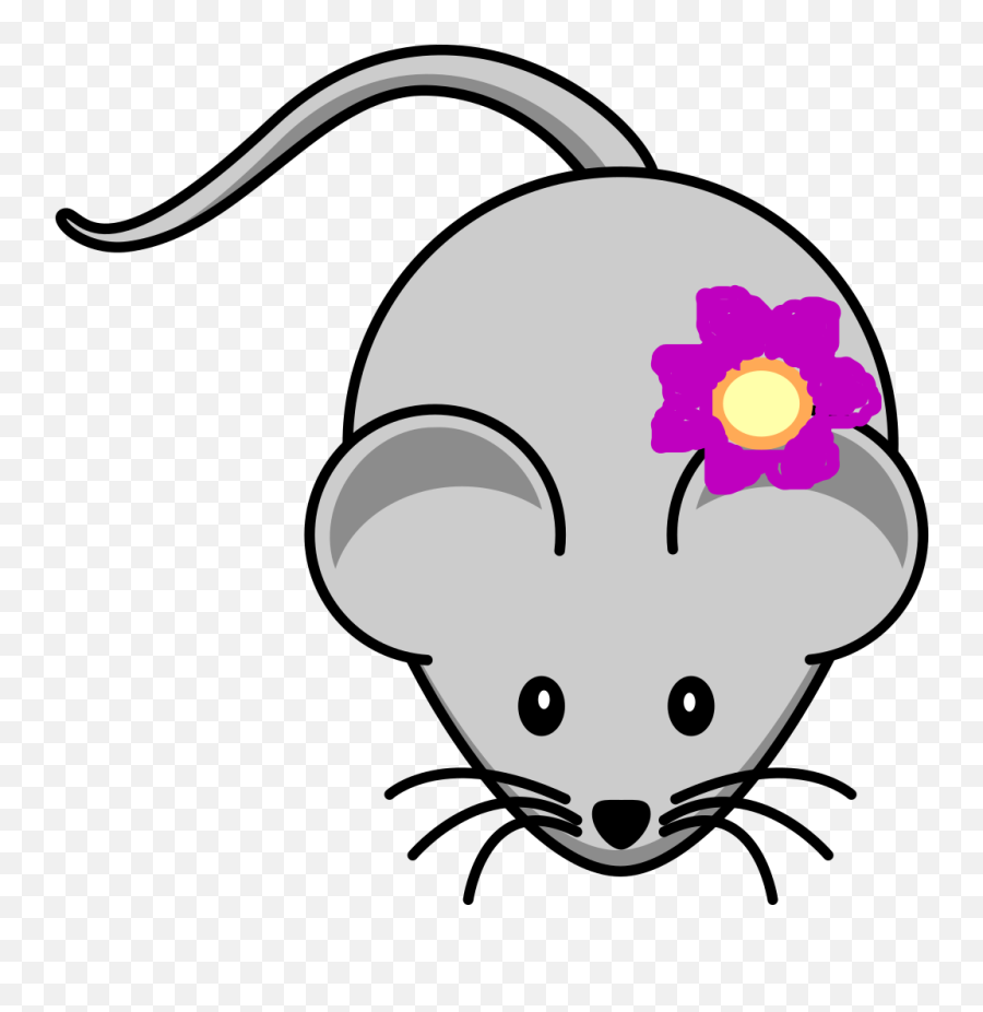 Rat With Flower Png Svg Clip Art For Web - Download Clip Emoji,Hang Glider Emoji