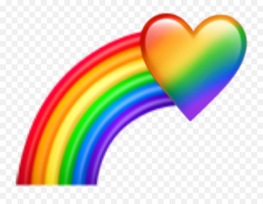 Rainbow Colors Gay Pride Heart Freetoedit Image By Xuwuowox Emoji,Twitter Heart Emoji Colors, Pride