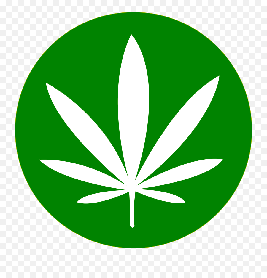 Transparent Background Pot Leaf Png - Transparent Background Cannabis Leaf Icon Emoji,Pot Leaf Emoticon