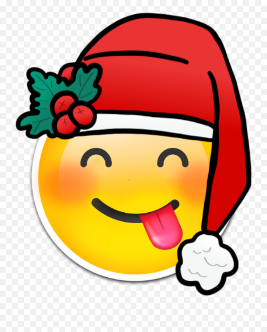 Santa Santahat Santaclaus Sticker By Mateusz - Happy Emoji,Santa Emoticon