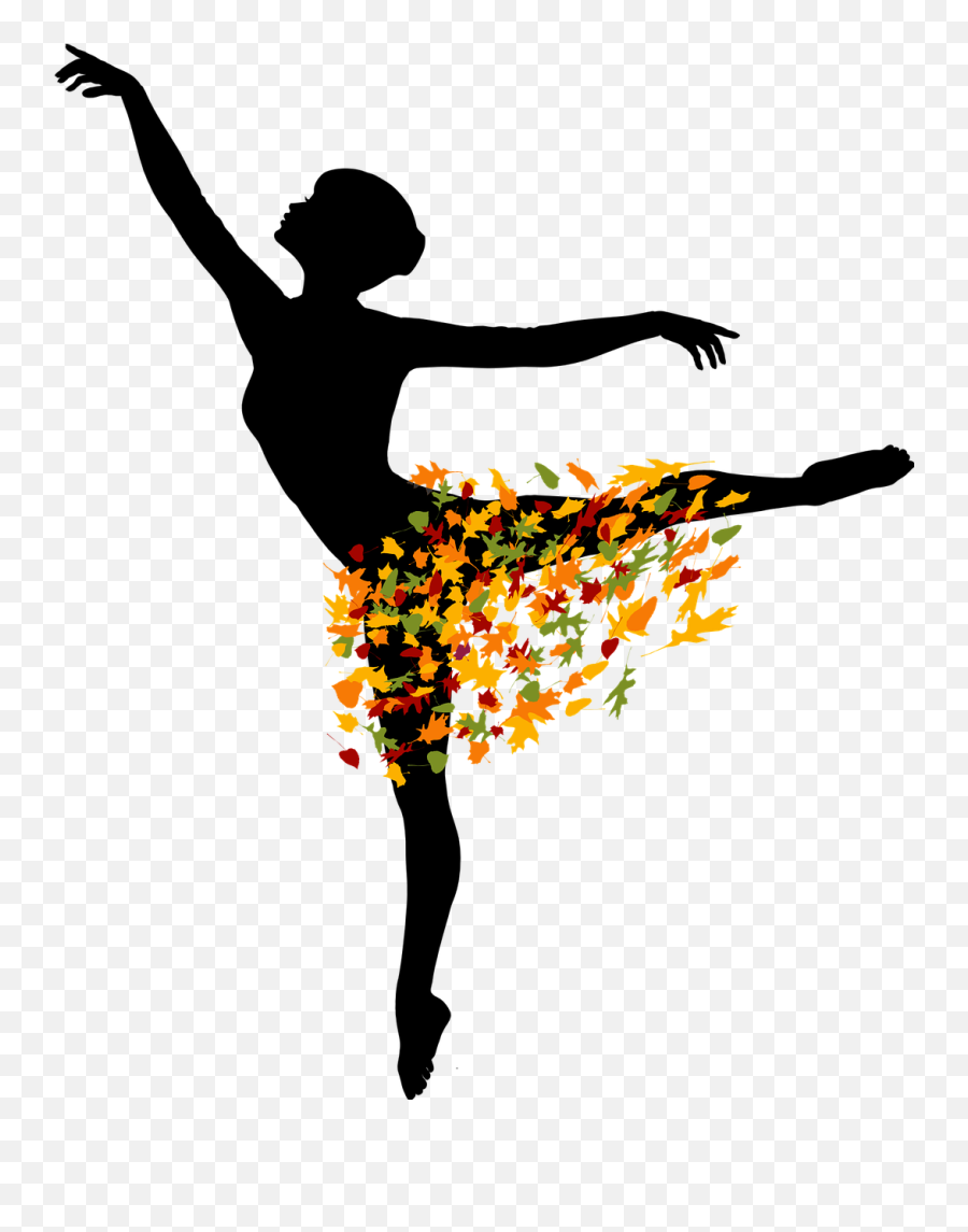 Ballerina Ballet Autumn Sticker By Margarita - Fall Ballerina Emoji,Ballerina Emoji Copy And Paste