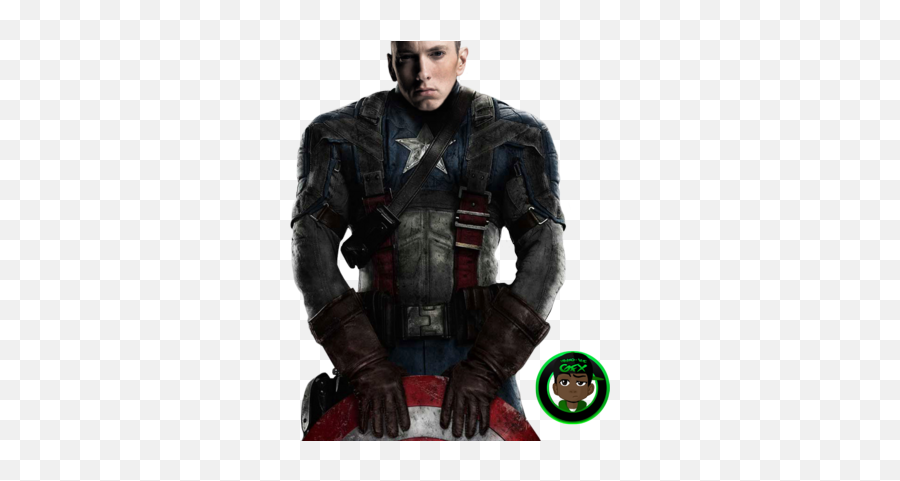 Eminem Captain America Manip Psd Psd Free Download - Captain America All Posters Emoji,Eminem Emoji