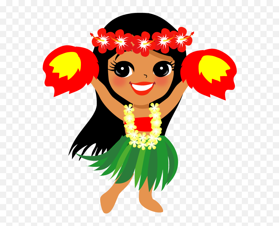 Hawaiian Aloha Tropical - Hawaiian Background Design Png Emoji,Hula Girl Emoticon