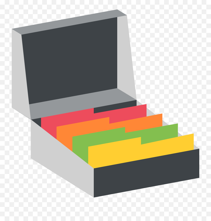 File Cabinet - Card File Box Emoji,File Cabinet Emoji