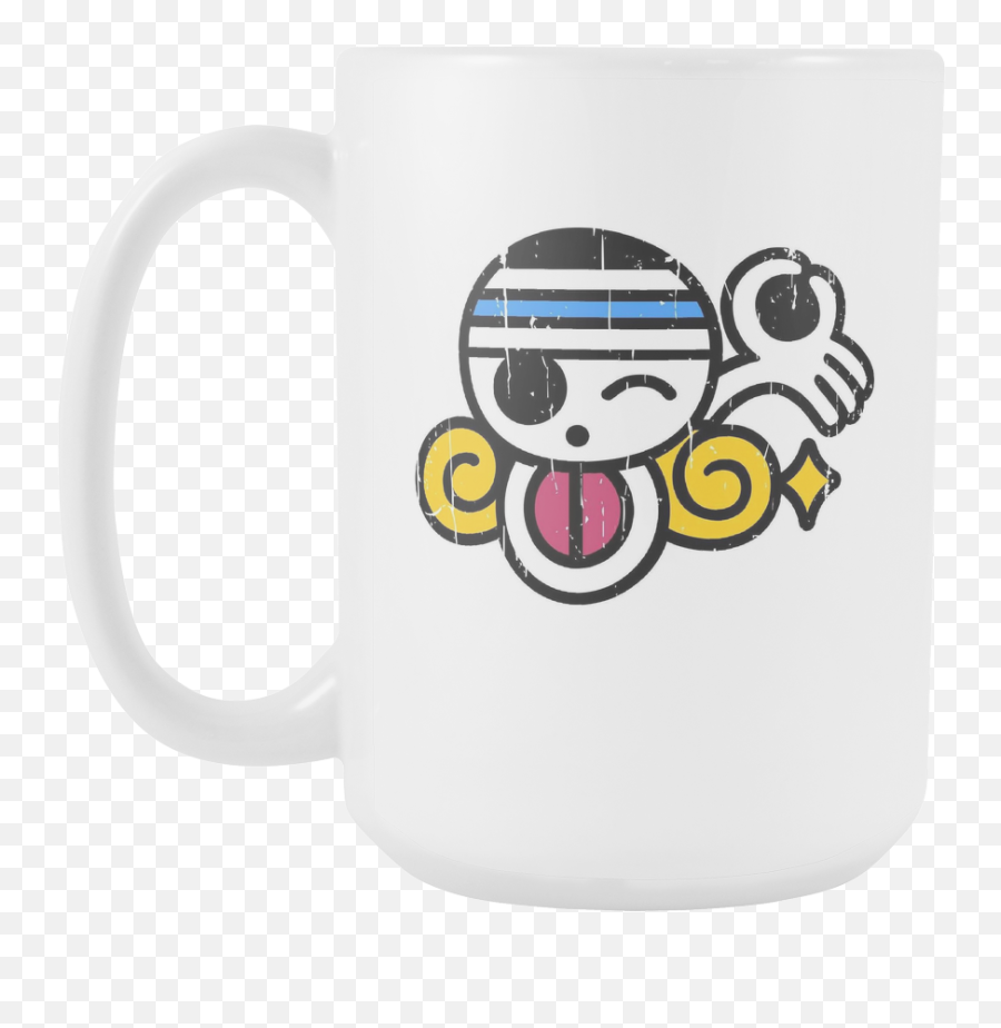 One Piece - Nami Symbol 15oz Coffee Mug Tl00905m5 One Piece Sanji Emoji,Cup Of Coffee Emoticon