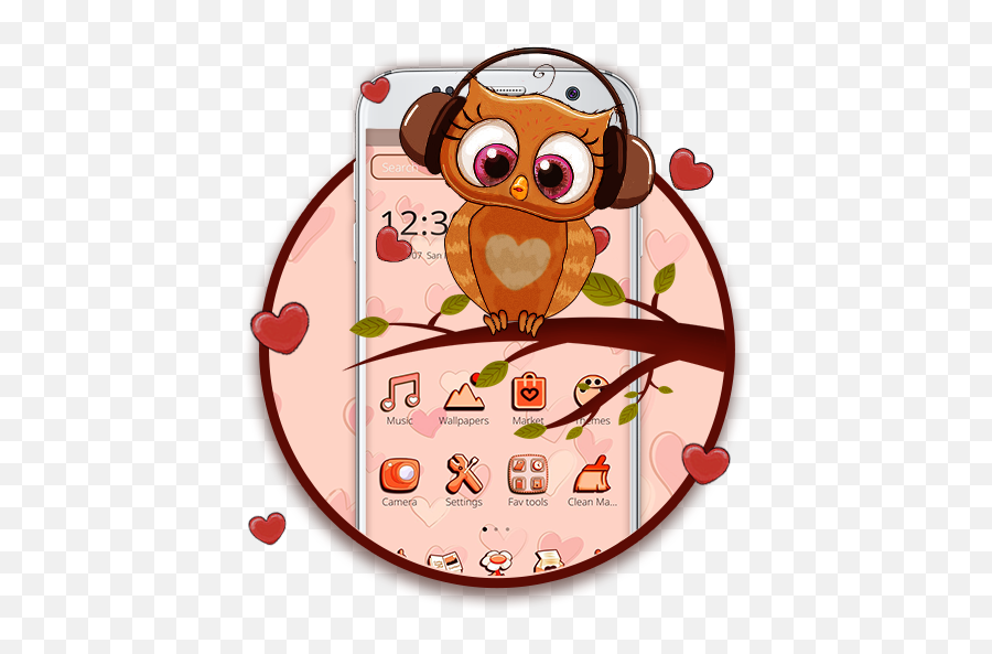 Cocoa Chocolate Owl Theme - Apps On Google Play Happy Emoji,Owl Emojis For Android