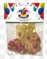 Pqt X 6 Bomba Corazon Confeti R18 - Bombas Transparentes Feliz Cumpleaños Emoji,Corazon Azul Emoji