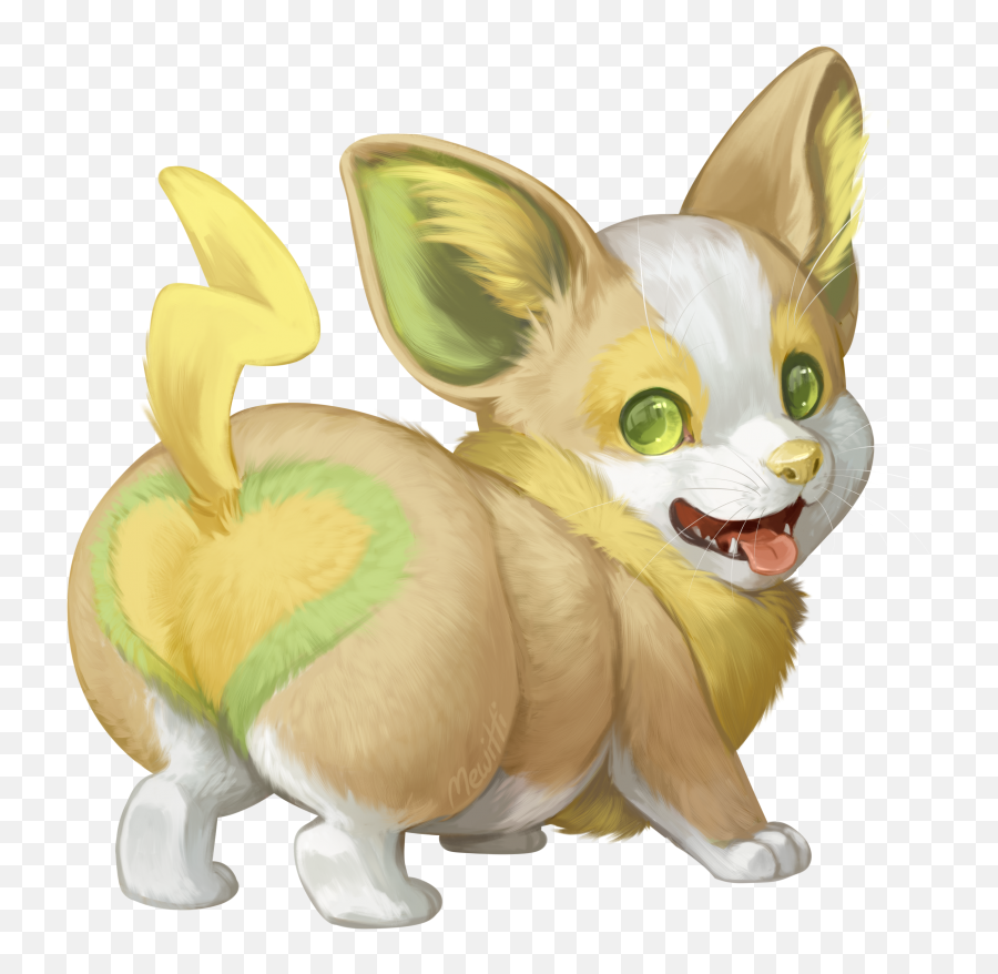 Pokemon U2013 Wittiu0027s Work Desk - Realistic Yamper Cute Emoji,Artist That Draw Emotions As Pokemon