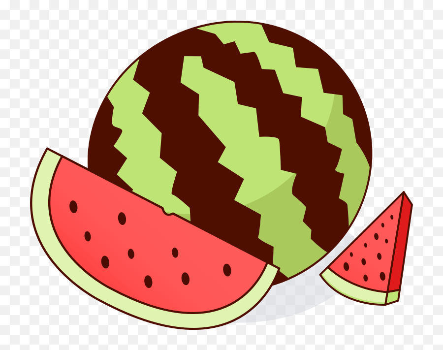 Watermelon Free To Use Clip Art 2 - Watermelon Fruit Png Animation Emoji,Emojis Wathermelon Drawings