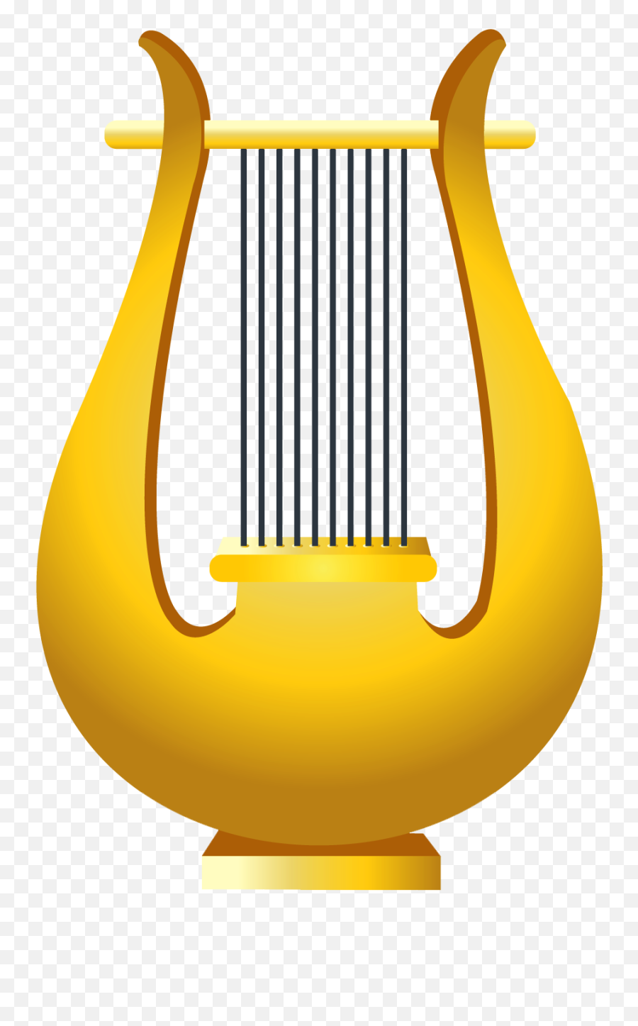 Harp Clip Art Emoji,Irish Harp Emoticon