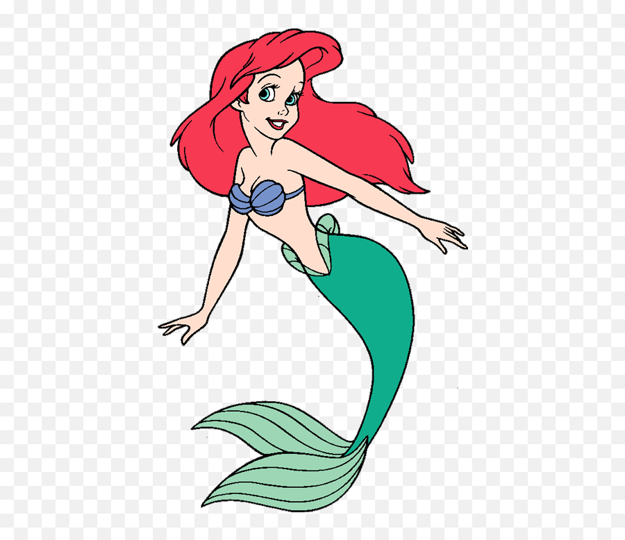 Mermaid Clipart - Disney Ariel Clip Art Emoji,Little Mermaid Sketches Ariel Emotions