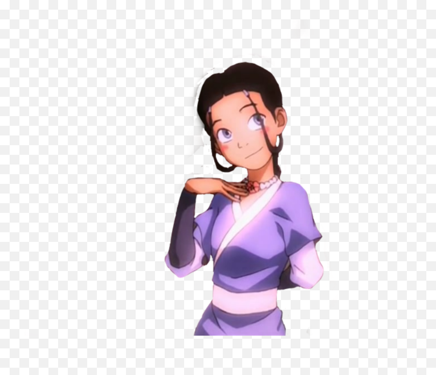 Katara Sticker By Can You Stop Sending 18plus Links - For Women Emoji,Sending Purple Emojis