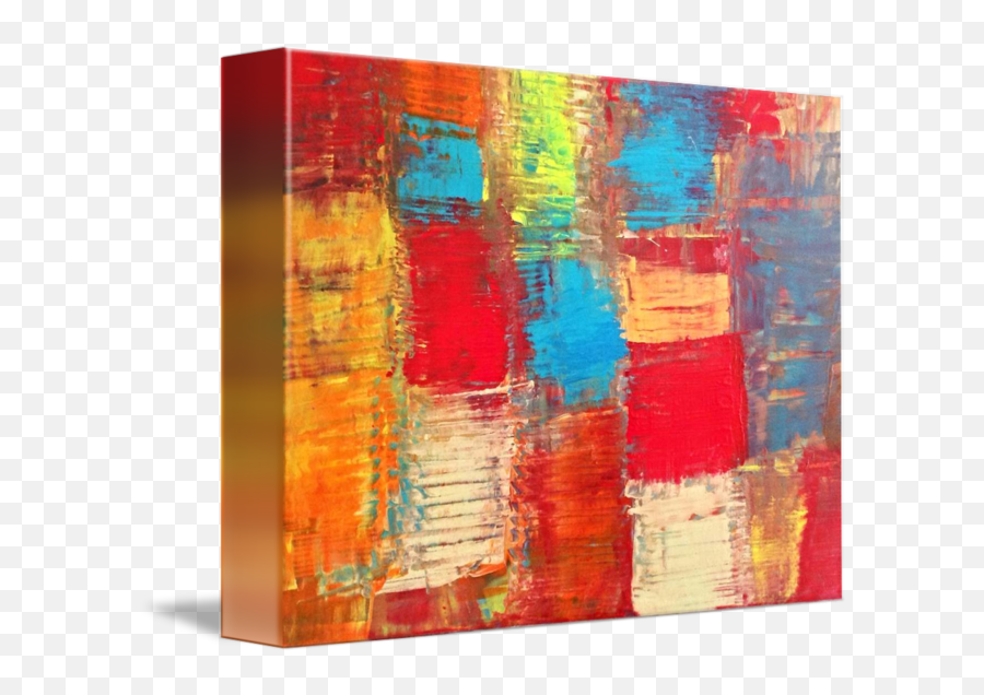 Raining Sunset By Emma Hillier - Vertical Emoji,Abstract Art Showing Emotion