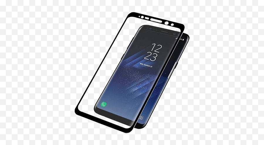 Panzerglass Samsung Galaxy S8 Plus Curved Screen - Samsung S8 Mobile Png Emoji,How To Make Emojis Appear On Samsung Galaxy S8