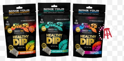 Teaza Energy 1 Tobacco - Free Dip Pouches Language Emoji,Aran Emoticon
