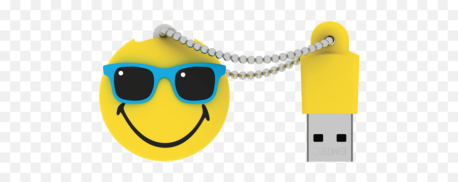 Sw108 Mister Hawaii Yellow Emtec - Usb Flash Drive Emoji,X D Emoticon