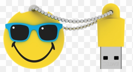 Sw108 Mister Hawaii Yellow Emtec - Usb Flash Drive Emoji,X D Emoticon