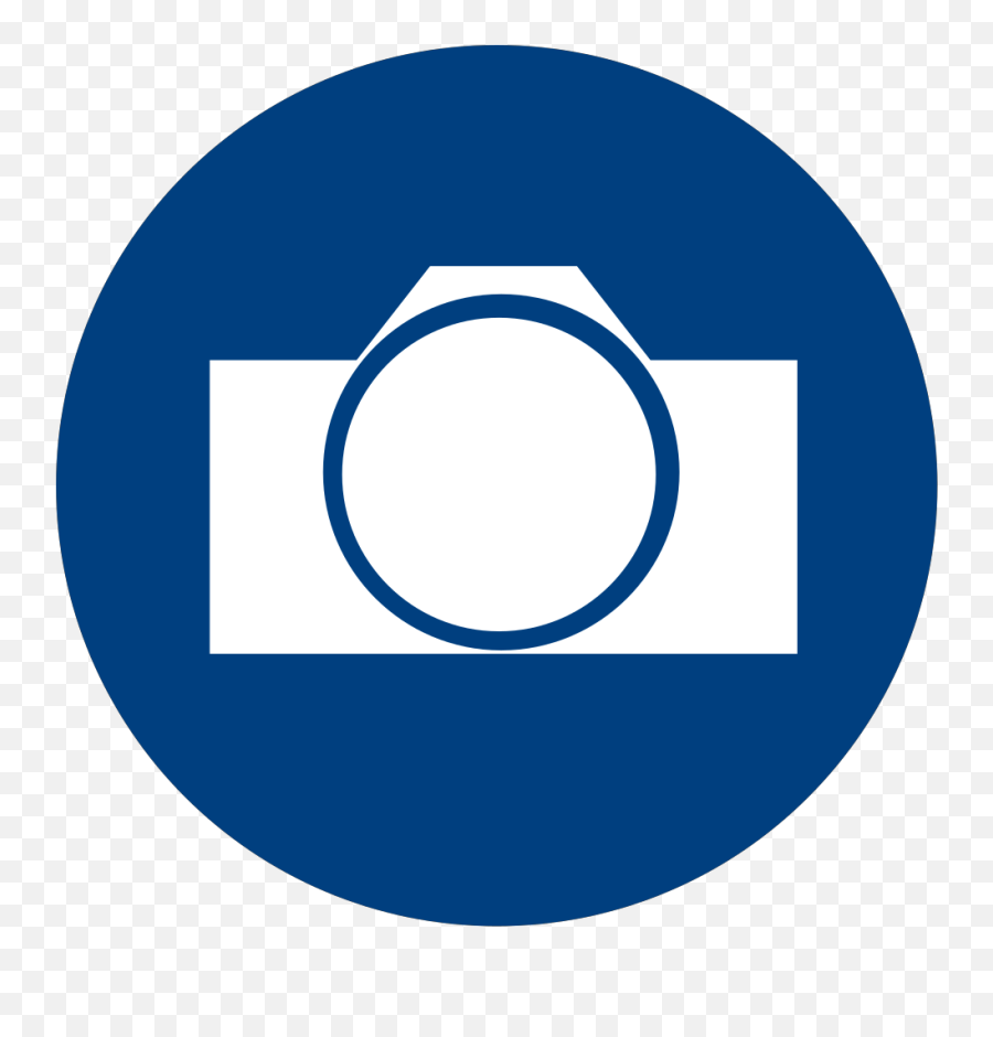 Blue Camera Icon Svg Vector Blue Camera Icon Clip Art - Svg Dot Emoji,Emoticon Camera Clipart