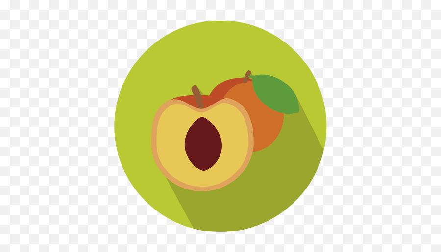 Apricot Fruit Circle Icon - Transparent Png U0026 Svg Vector File Icono De Fruta Png Emoji,Fruit Emoji Meanings