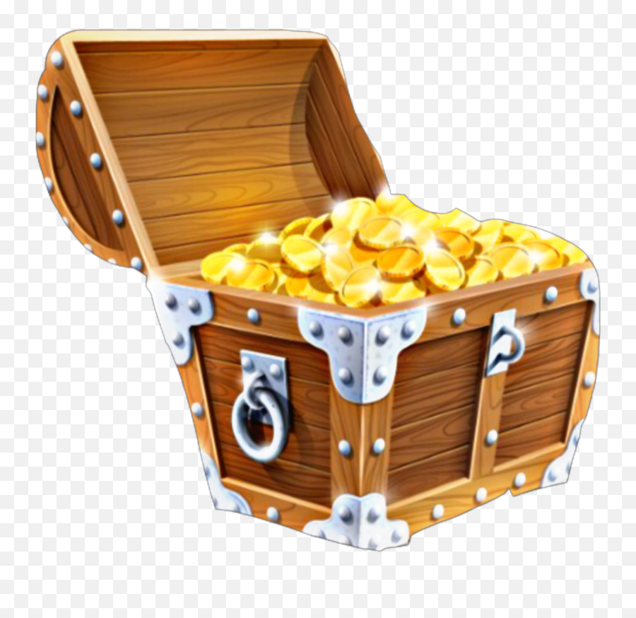 Treasure Chest Treasure Sticker - Baúl Abierto Dibujo Emoji,Treasure Emoji