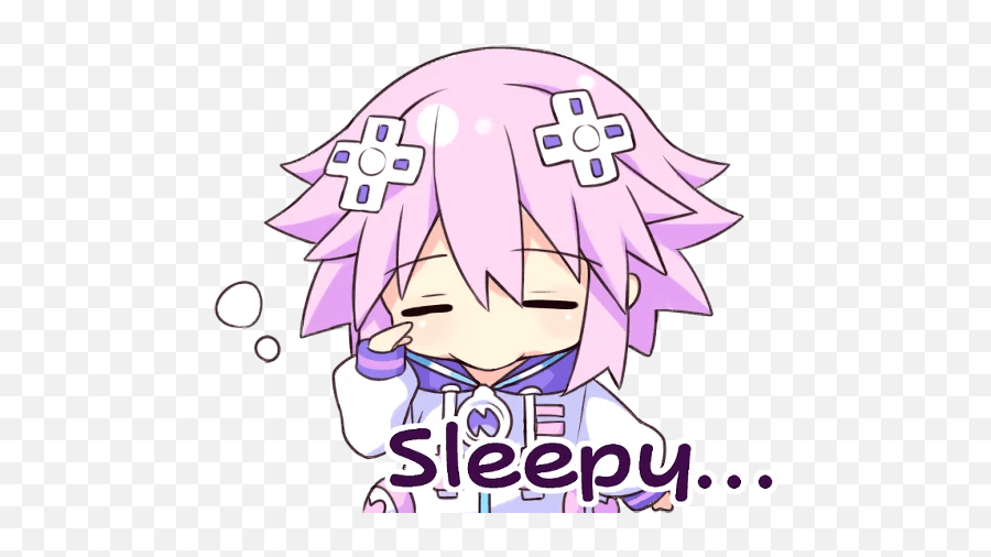 Nep - Sleepy Nep Nep Emoji,Neptunia Transparent Emojis
