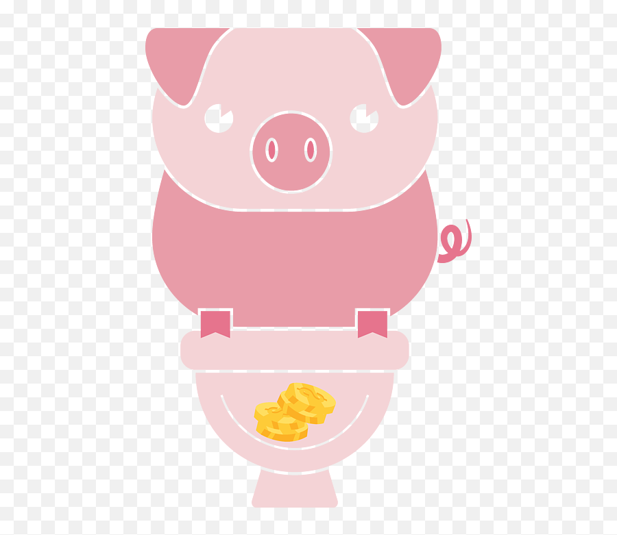 Piggy Bank Poop Coin Money In Toilet T Emoji,Pig Emoji Pillows