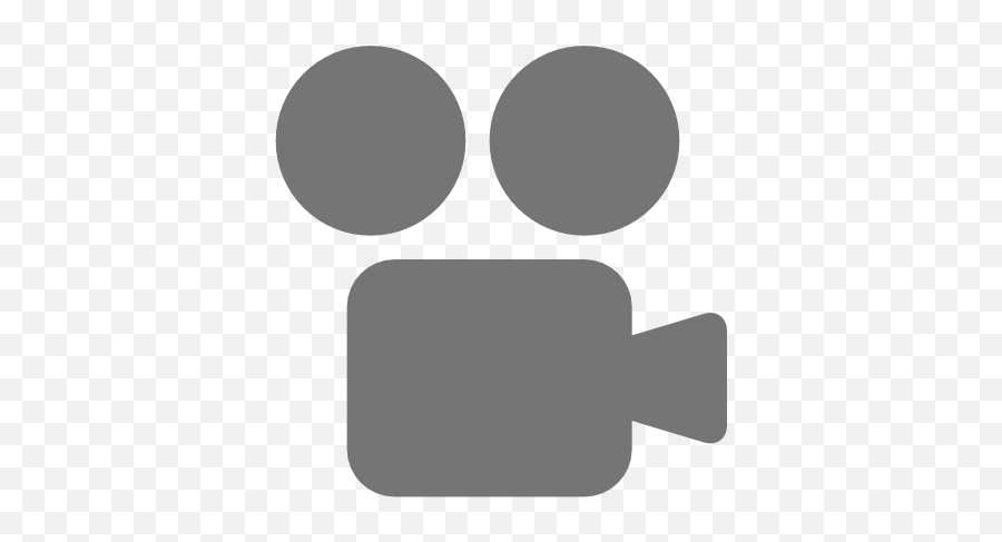 Video Camera 3 Free Icon Of Nova Solid Icons - Video Camera Grey Icon Emoji,Emoticons For Nova